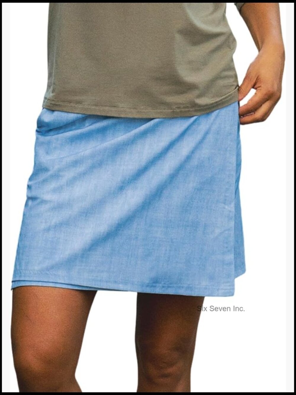 Quick-Dry Swimsuit Cover-Up Wrap Skirt With Pockets